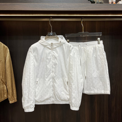 LV SET JACKET AND PANTS WHITE 239590