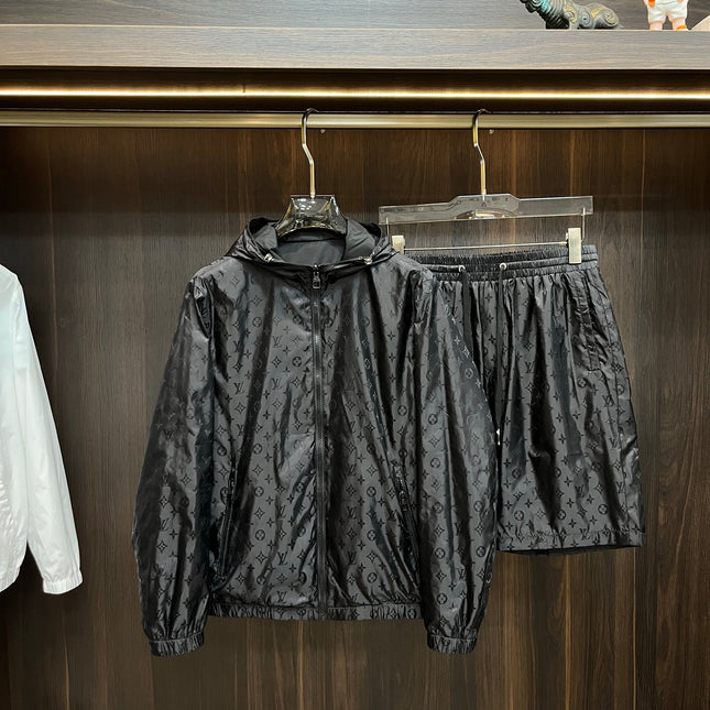 LV SET JACKET AND PANTS BLACK 239591