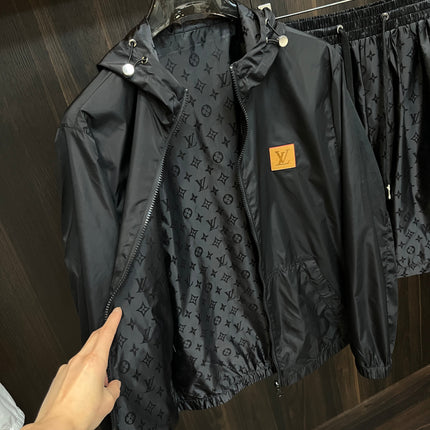 LV SET JACKET AND PANTS BLACK 239591