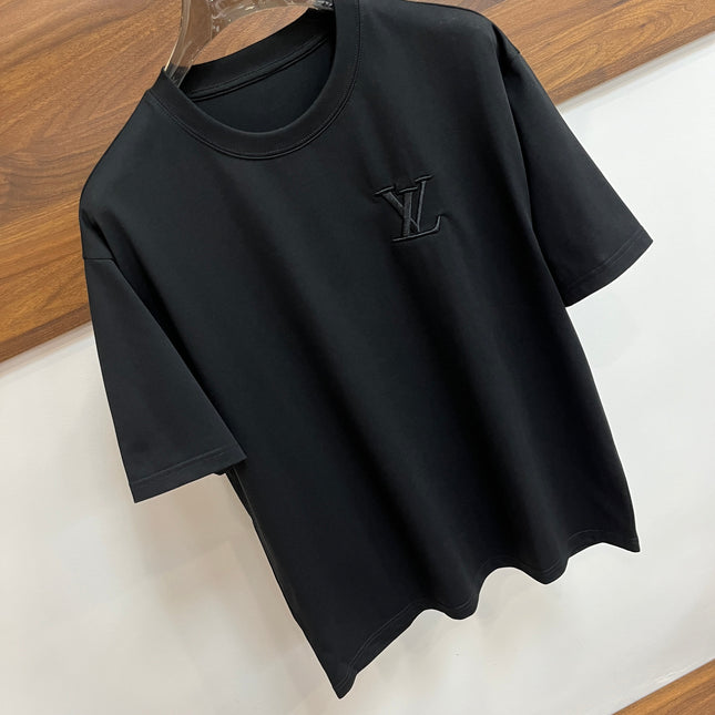 LV BLACK PURE COTTON T-SHIRT 238902