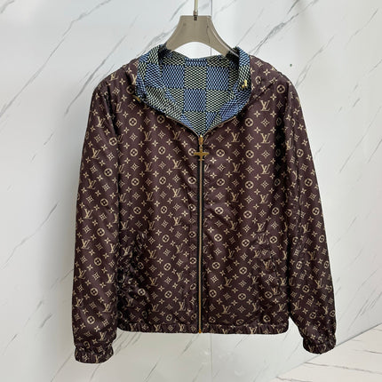 LV DOUBLE-SIDED HOODED JACKET 239107
