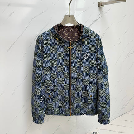 LV DOUBLE-SIDED HOODED JACKET 239107