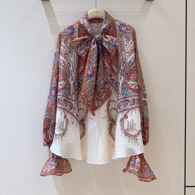 Zimmermann Blouse 25 Linen Silk 028