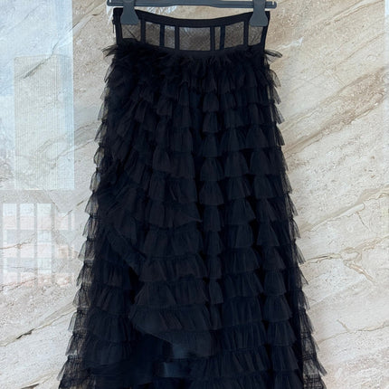 DIOR 25S MESH MAXI SKIRT STYLE 011