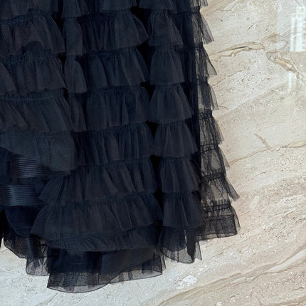 DIOR 25S MESH MAXI SKIRT STYLE 011