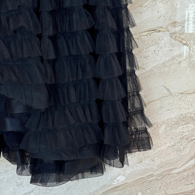 DIOR 25S MESH MAXI SKIRT STYLE 011