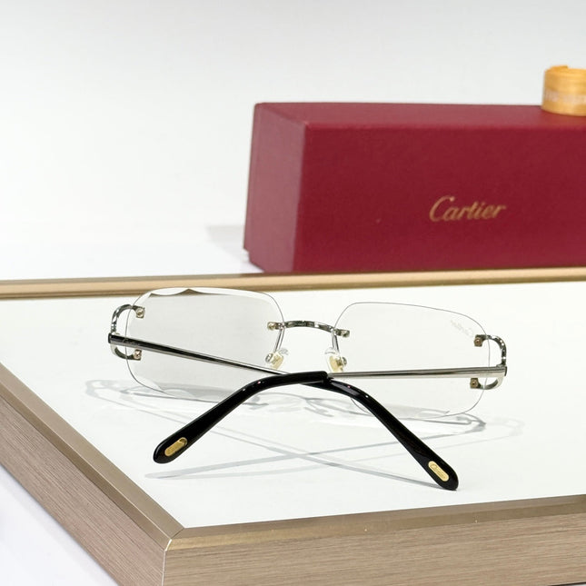 PHOTOCHROMIC LENSES C DE SQUARE FRAME SUNGLASSES CT0093O IN METAL