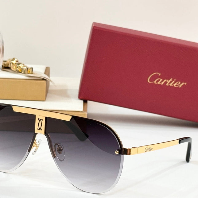 SIGNATURE C DE AVIATOR FRAME SUNGLASSES 524543 IN METAL