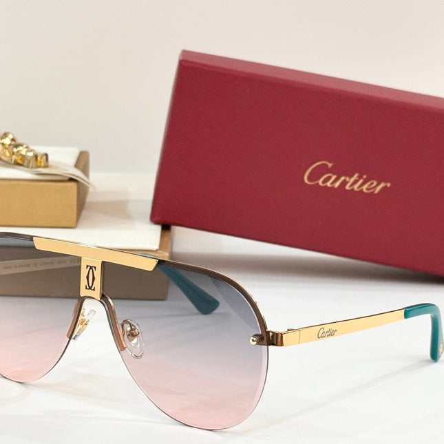 SIGNATURE C DE AVIATOR FRAME SUNGLASSES 524543 IN METAL