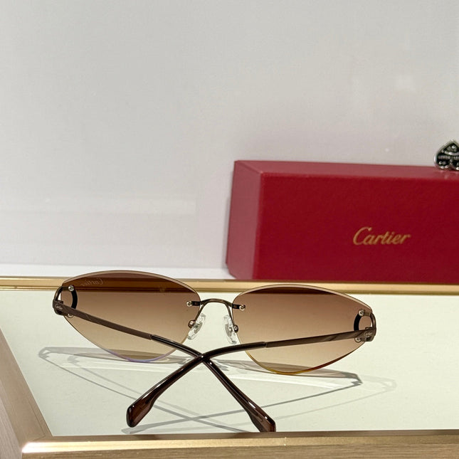 C DE TRIANGLE FRAME SUNGLASSES CT0334S IN METAL
