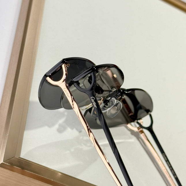 C DE TRIANGLE FRAME SUNGLASSES CT0334S IN METAL