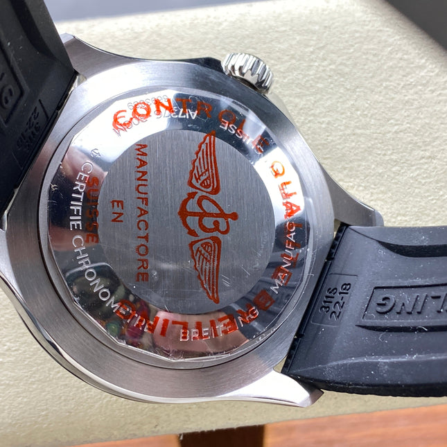 SUPEROCEAN AUTOMATIC 44 STEEL CASE BLACK RUBBER STRAP