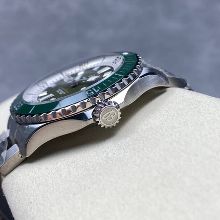 SUPEROCEAN AUTOMATIC 44 STEEL CASE GREEN CERAMIC BEZEL