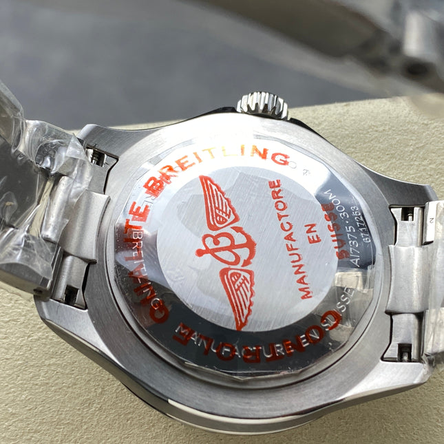 SUPEROCEAN AUTOMATIC 44 BLACK CERAMIC BEZEL ORANGE AND WHITE DIAL