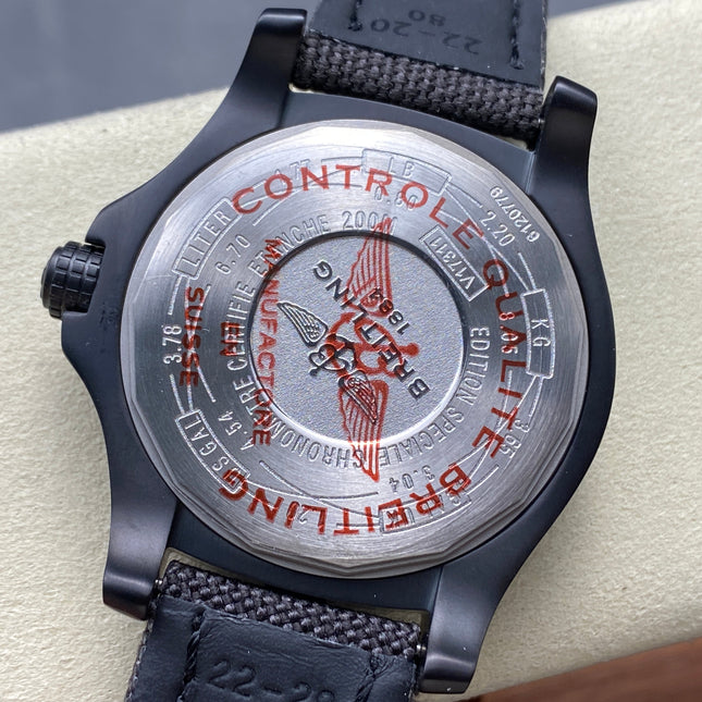 AVENGER BLACKBIRD TITANIUM CASE BLACK NYLON STRAP