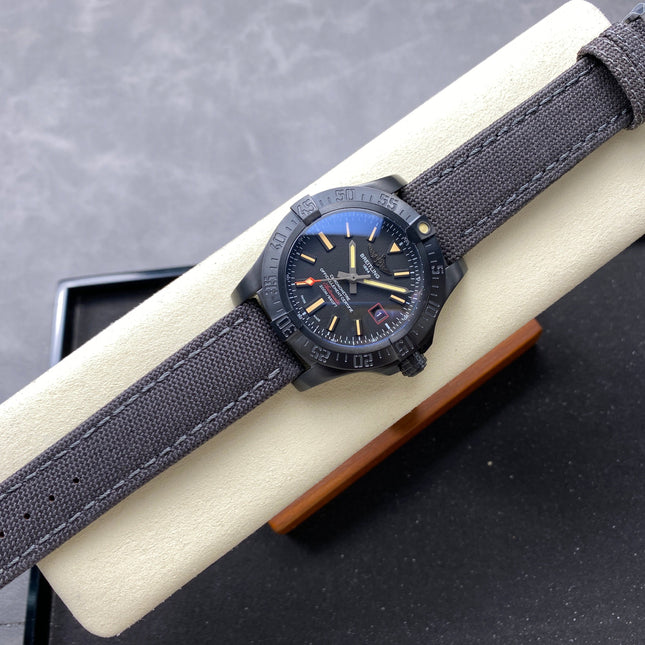 AVENGER BLACKBIRD TITANIUM CASE BLACK NYLON STRAP