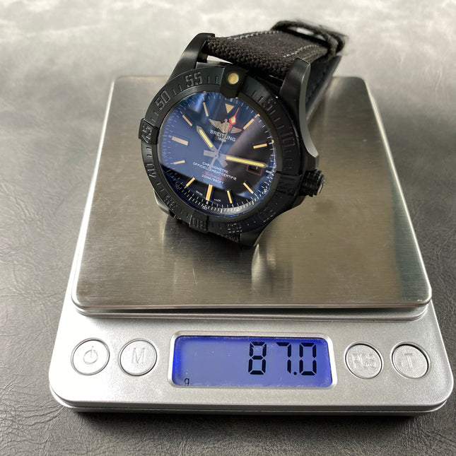 AVENGER BLACKBIRD TITANIUM CASE BLACK NYLON STRAP