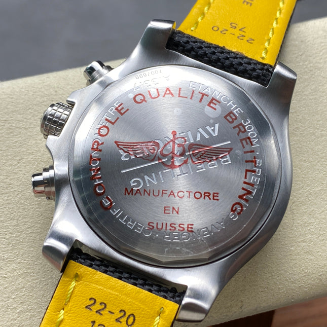 AVENGER CHRONOGRAPH STEEL CASE BLACK NYLON STRAP