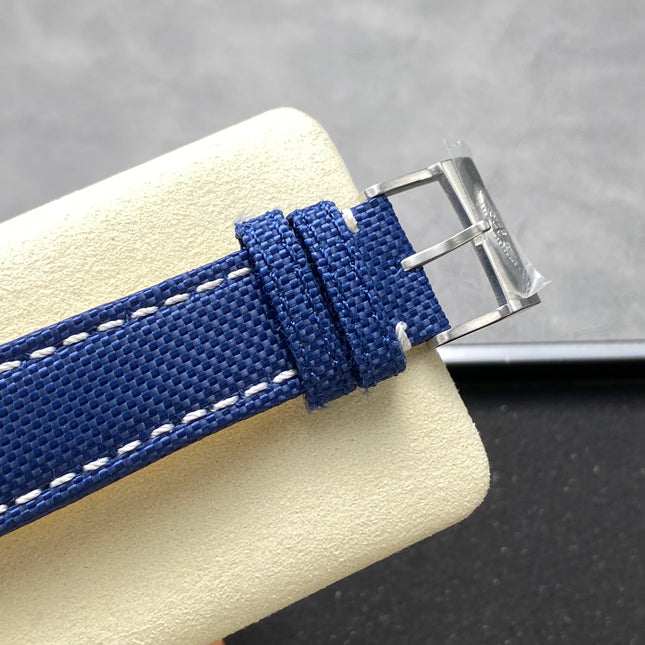 AVENGER CHRONOGRAPH STEEL CASE NAVY BLUE NYLON STRAP