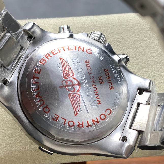 AVENGER CHRONOGRAPH STEEL CASE NAVY BLUE DIAL