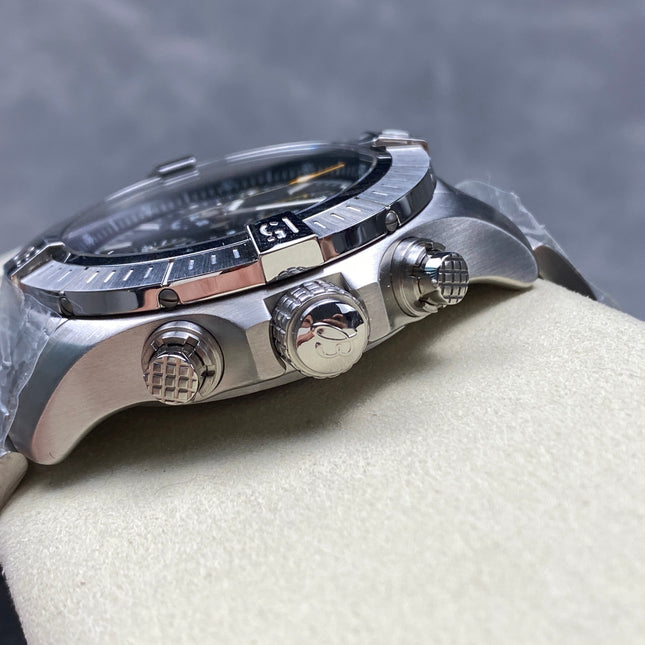 AVENGER CHRONOGRAPH STEEL CASE BLACK DIAL