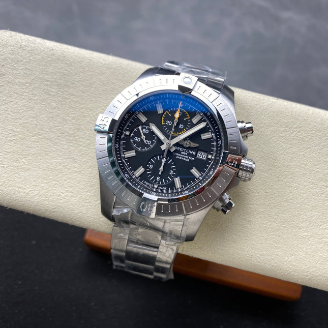 AVENGER CHRONOGRAPH STEEL CASE BLACK DIAL