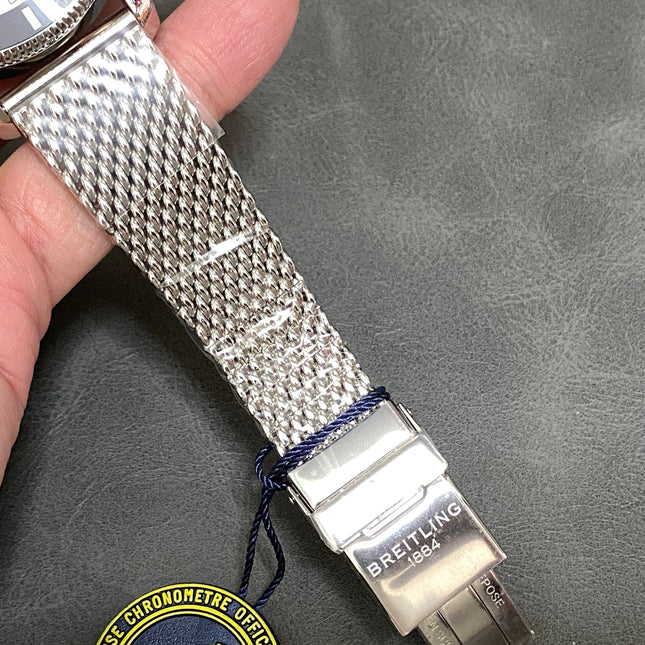 SUPEROCEAN HERITAGE STEEL CASE  BLUE CERAMIC BEZEL