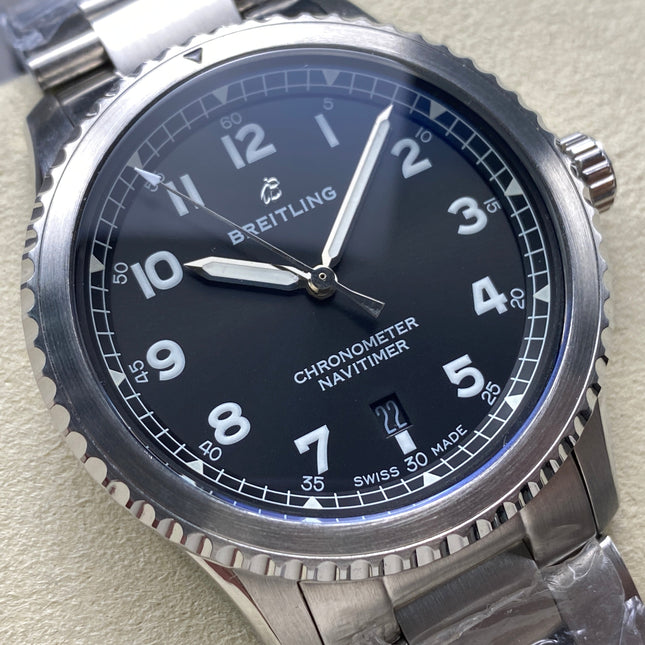 AVIATOR 8 AUTOMATIC ALL STEEL BLACK DIAL