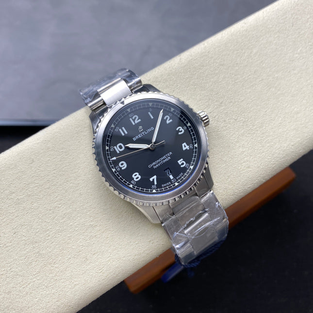 AVIATOR 8 AUTOMATIC ALL STEEL BLACK DIAL