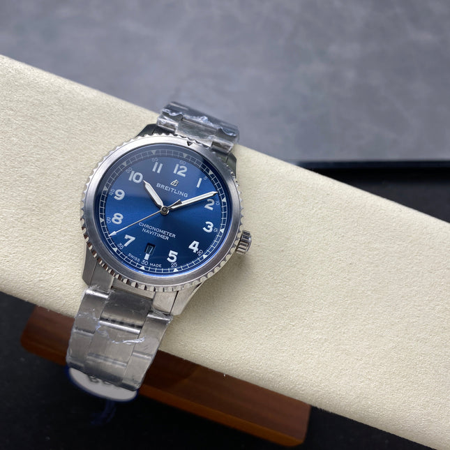 AVIATOR 8 AUTOMATIC ALL STEEL BLUE DIAL