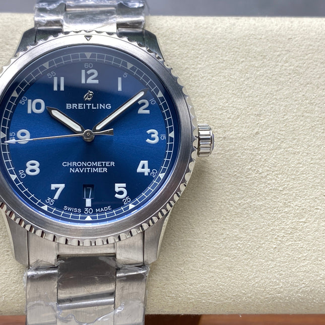 AVIATOR 8 AUTOMATIC ALL STEEL BLUE DIAL