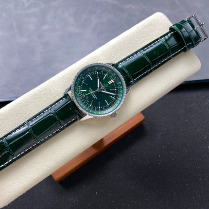 NAVITIMER AUTOMATIC 41 STEEL CASE GREEN DIAL