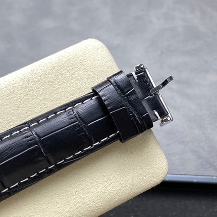 NAVITIMER AUTOMATIC 41 STEEL CASE BLACK ALLIGATOR LEATHER STRAP