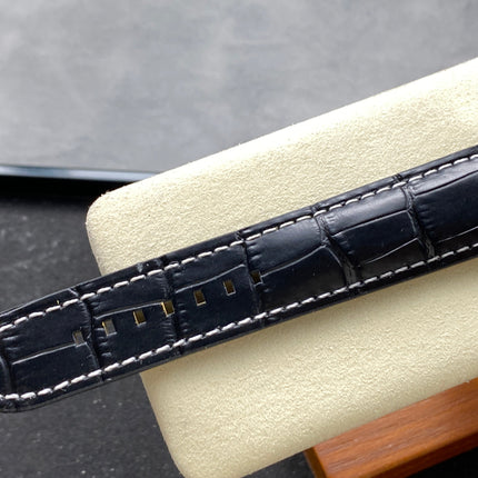 NAVITIMER AUTOMATIC 41 STEEL CASE BLACK ALLIGATOR LEATHER STRAP