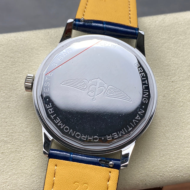 NAVITIMER AUTOMATIC 41 STEEL CASE NAVY BLUE MIX WHITE DIAL
