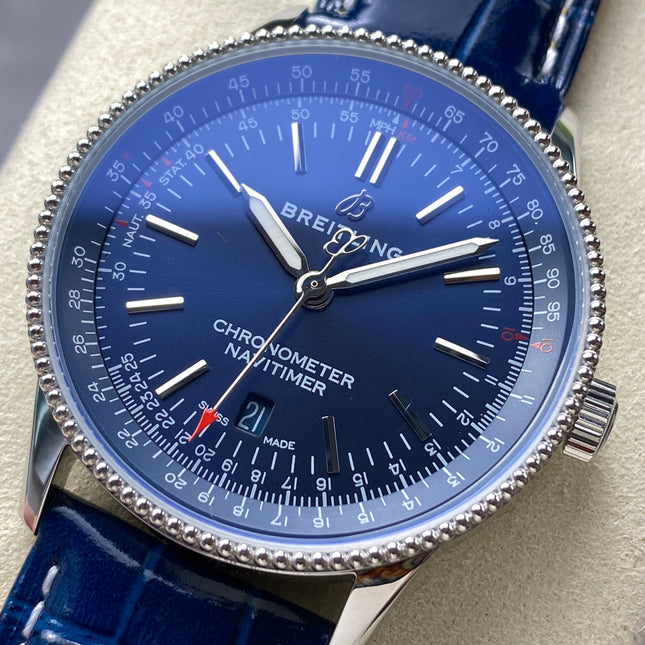 NAVITIMER AUTOMATIC 41 STEEL CASE NAVY BLUE DIAL