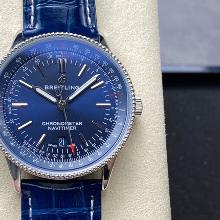 NAVITIMER AUTOMATIC 41 STEEL CASE NAVY BLUE DIAL