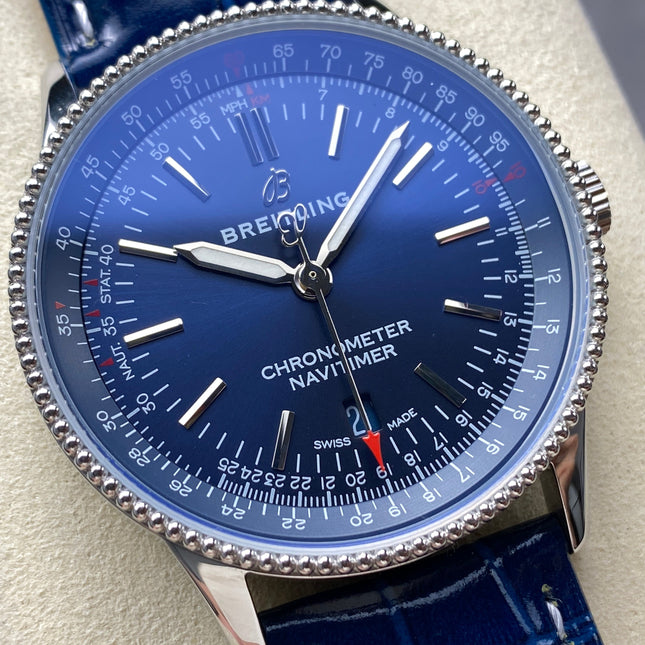 NAVITIMER AUTOMATIC 41 STEEL CASE NAVY BLUE DIAL