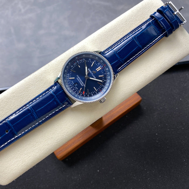 NAVITIMER AUTOMATIC 41 STEEL CASE NAVY BLUE DIAL