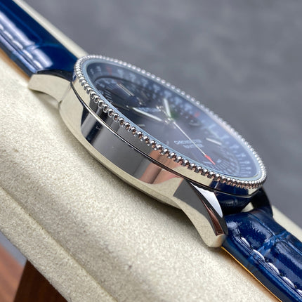 NAVITIMER AUTOMATIC 41 STEEL CASE NAVY BLUE DIAL