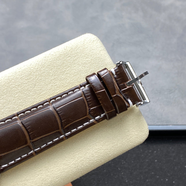 NAVITIMER AUTOMATIC 41 STEEL CASE BROWN ALLIGATOR LEATHER STRAP