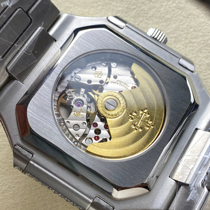 CUBITUS AUTOMATIC ALL STEEL ATTACHED DIAMOND CERULEAN BLUE DIAL