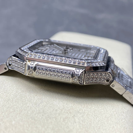 CUBITUS AUTOMATIC ALL STEEL ATTACHED DIAMOND SILVER DIAL