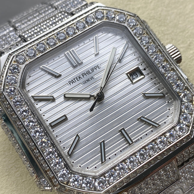 CUBITUS AUTOMATIC ALL STEEL ATTACHED DIAMOND SILVER DIAL