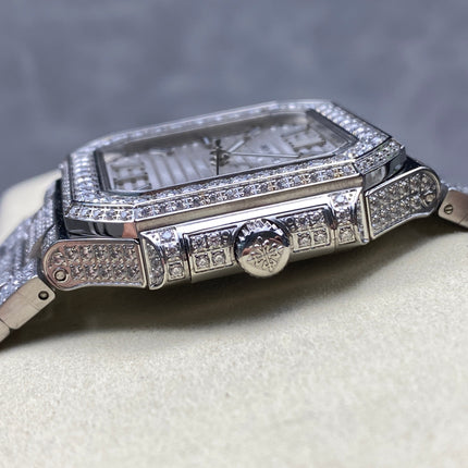 CUBITUS AUTOMATIC ALL STEEL ATTACHED DIAMOND SILVER DIAL