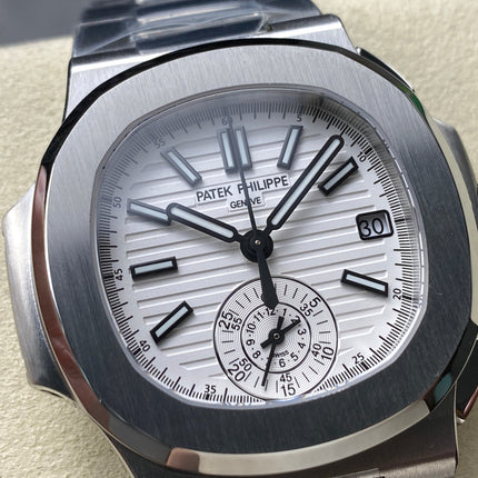 NAUTILUS ALL STEEL WHITE DIAL