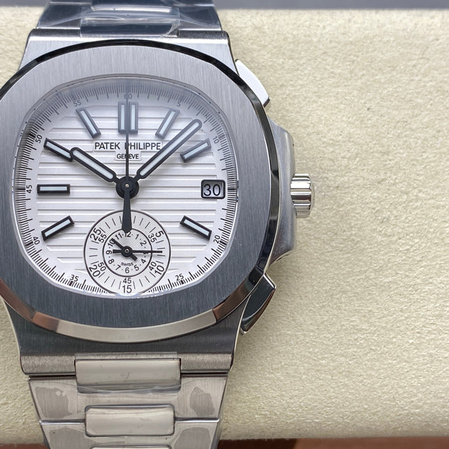 NAUTILUS ALL STEEL WHITE DIAL