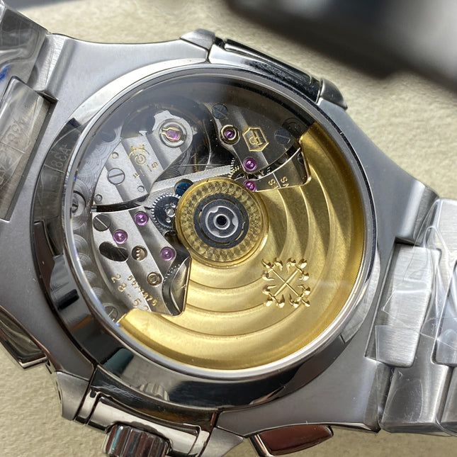 NAUTILUS ALL STEEL BLACK DIAL