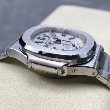 NAUTILUS ALL STEEL WHITE DIAL