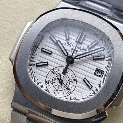 NAUTILUS ALL STEEL WHITE DIAL